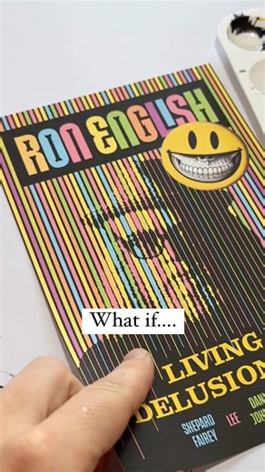 Who is Ron English? I loved creating this artwork for the legend that is Ron English. Commissioned by the new feature movie @livingindelusionville which is absolute class for @ronenglish Check it out, it is an education in art. When I was asked to create this I thought the irony of scrubbing Ron out of his own movie poster was too perfect. #miniaturepainting #miniatureart #ronenglish #contemporaryart #streetartlovers | Roys People