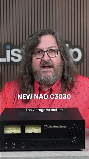 Retro looks. Modern brains. The New NAD C 3030 Integrated Amp #HiFiAudio #Audiophile