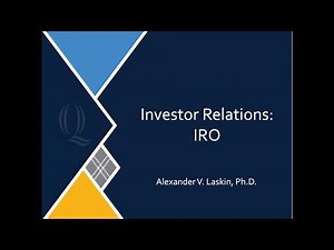 Investor Relations: Job Responsibilities