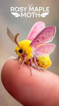 || Rosy Maple Moth || Nature’s Sweetest Moth Has Just 7 Days to Live…||
