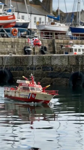 This RC Boat Setup is CRAZY #rcboat #coastguard #skills