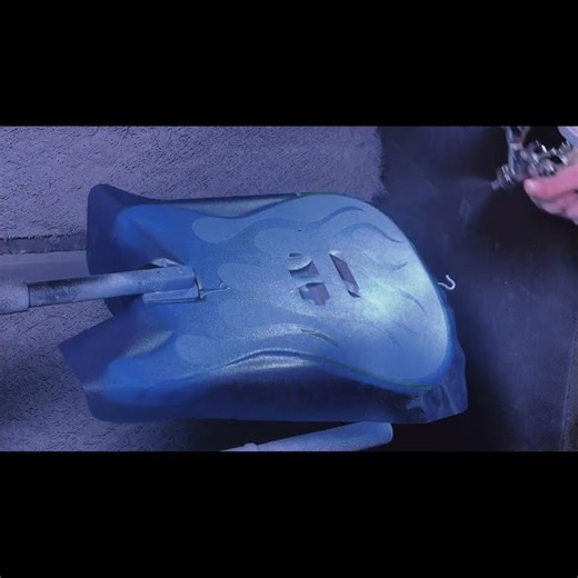 Painting Classic Hot Rod Flames!!