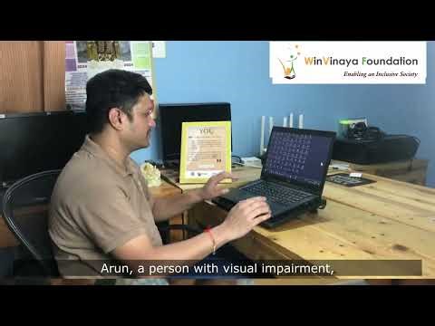 How Persons with Visual Impairment Navigate Computers Without a Mouse – Using Just One Free Tool