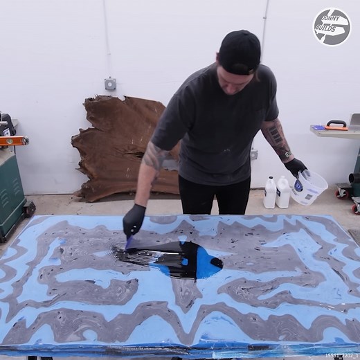 2.3M views · 10K reactions | How I Turned PAPER into a Designer Table | Jonny Builds | Facebook