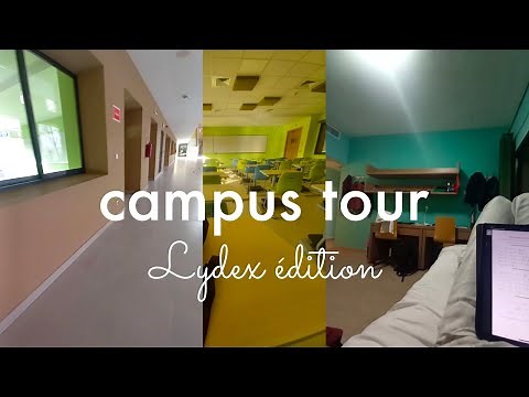 Lydex campus tour - internat et externat vlog LM6E