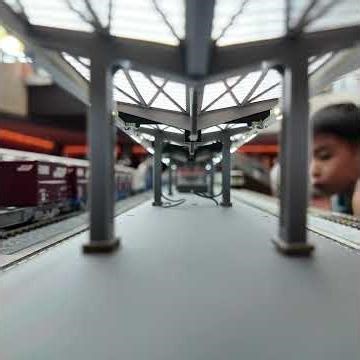 Hoscale 【第１０回】【池袋鉄道模型芸術祭】【雪奈會】駅のホーム【定点撮影】【OsmoPokect3】 part 1 018