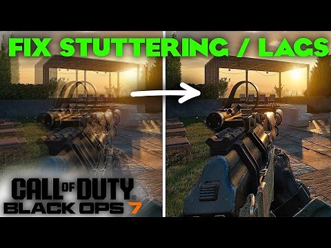 COD Black Ops 7 Stuttering or lag Fix - Tutorial