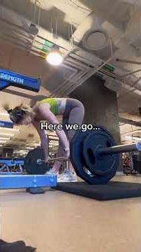 Trying dead lifts gone wrong 🫠 #crossfit #sister