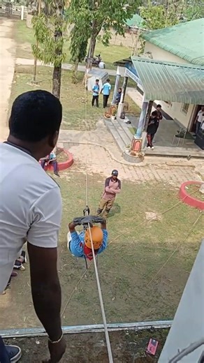 Zip line 😀🤟🤟#zipline #adventure #reels #shorts #jugni #song