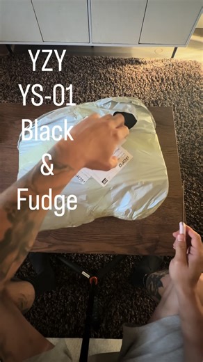 YZY YS-01 Black & Fudge ‼️ Did Y’all cop?! #yzy #yzyslides #yeezy #sneakers #fashion