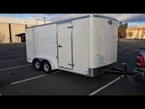 16 ft Enclosed Trailer Walk Around - Lucky Luke's Trailer Rental