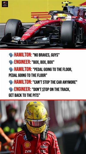“NO BRAKES, GUYS” — Hamilton’s Terrifying Radio Exchange # #f1 #formula1