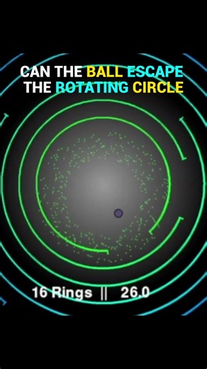 Can the ball escape 10 rings? #asmr #oddlysatisfying