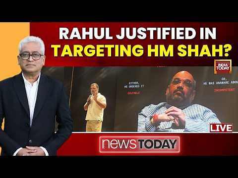 Rajdeep Sardesai LIVE: Rahul Gandhi Justified In Targeting HM Amit Shah? | P Chidambaram Exclusive