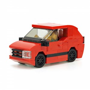 LEGO MOC-20999 Small red hatchback (City 2019)