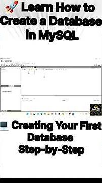 How to Create a Database in MySQL | SQL Beginner Tutorial