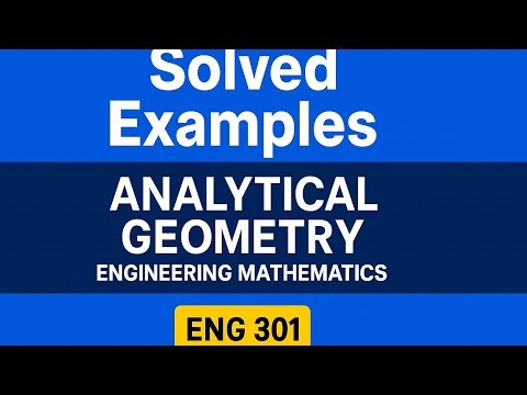 Analytical Geometry Problems & Solutions Exam Focused