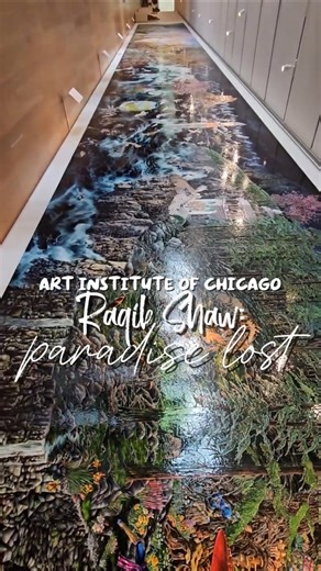 the biggest mural at the art institute of chicago is 100 feet long #mural #art #museum #chicago