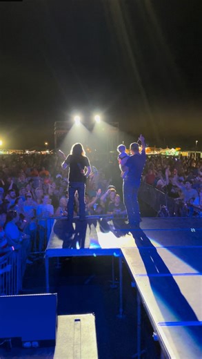 Brought our youngest fan on stage @thecajuncountryjam - what a moment!! Thank you @thecajuncountryjam for having us out!! Hope everyone has a wonderful Memorial Day and a special Thank You and remembrance to all those who have served!! | Parish County Line
