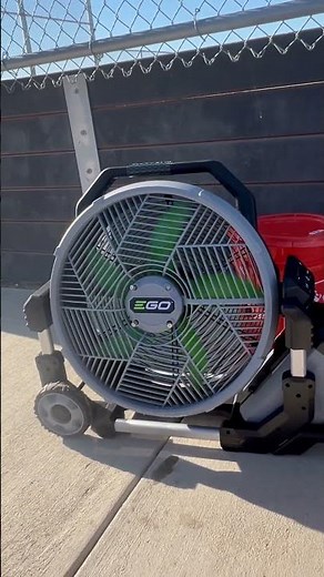 18” EGO 56V Misting fan #junkremoval #landclearing #irrigationpipe #baseball #basketball ￼