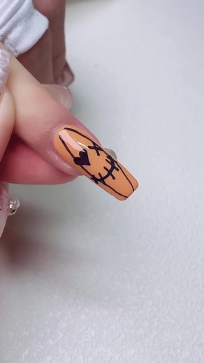 Halloween Nail Cartoon Design Tutorial