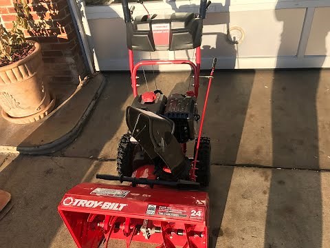Quick Clean On A Troy Bilt Snow Blower Carburetor