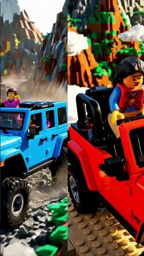 Jeep Rubicon Lego Montain #shorts
