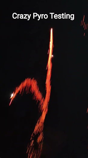 Crazy Pyro Fireworks Testing #experiment