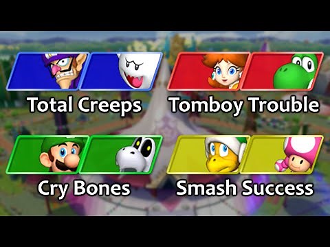Mario Party 8 HD - All Character Team Names