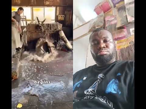 processes of making wool blankets #educative #business #viral