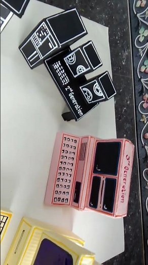generations of computer cardboard model - for sale contact 9677551115 - (Ramnad Saravanan)