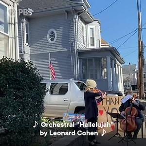 5.4K views · 3.6K reactions | We might be crying: These neighbors performed a surprise concert for their neighborhood health care hero. Show us ways you thanks others today. | PBS American Portrait | Facebook