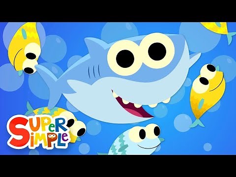 Baby Shark | featuring Finny The Shark | Super Simple Songs | super simple nursery rhymes