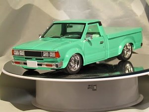 T-GARAGE店長が組んでみたレビュー アオシマ 1/24 ダットサン トラック 720 ローライダー