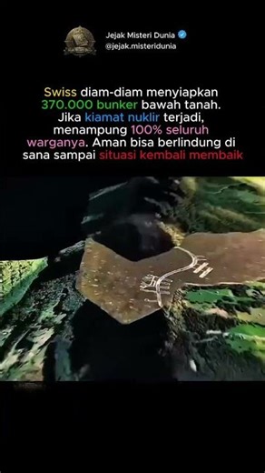 Negara Ini Siapkan Ratusan Ribu Bunker… Untuk Hari Kiamat 😱 #shorts #misteridunia #viral