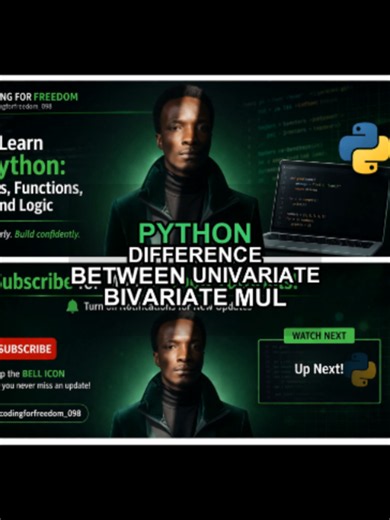 📌PYTHON DATA ANALYSIS. Understanding the difference between univariate, bivariate and multivariate analysis in Python💯 #codingforfreedom #dataanalysis #fyp #python