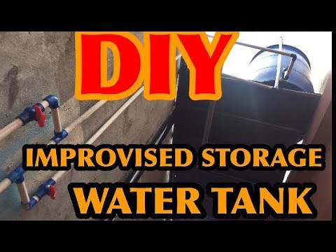 PAANO GUMAWA NG IMPROVISED STORAGE WATER TANK / BLUE DRUM