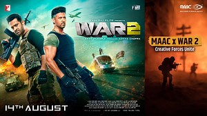 Bigger battles. Bolder visuals. Deeper emotion. War 2 unleashes full-throttle action, and behind every explosive frame is a creative force trained to deliver excellence.🔥 With Hrithik Roshan and Jr NTR leading the charge, even they can feel the MAAC magic fueling each cinematic moment.🎬 From storyboards to soundscapes, MAAC courses shape passionate learners into industry-ready artists. Ready to power the next blockbuster?🎓 Enrol now and start crafting the future of Indian cinema. #WAR2gotMAAC