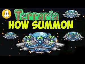 Terraria How To Summon Martian Saucer (EASY) | Terraria how to get Martian Saucer spawner