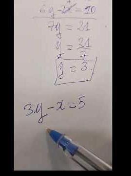 système d'équations à deux inconnus, résoudre par la méthode d'addition , plus rapide !