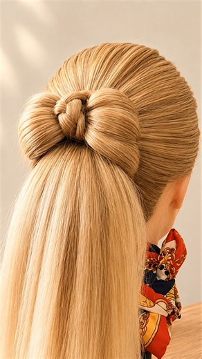 Trend Ponytail 2026 Tutorial 💜 #hairstyle #diyhairstyle #hairtutorial #beauty #hair #ponytail