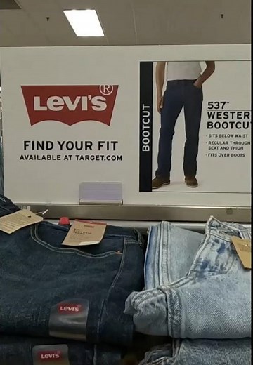 👖Levi's 537 Western Bootcut Jean Regular fit Suited Wear Over Boots Alternative to Classic [USA]