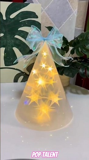Glowing Cone Christmas Tree🎄✨