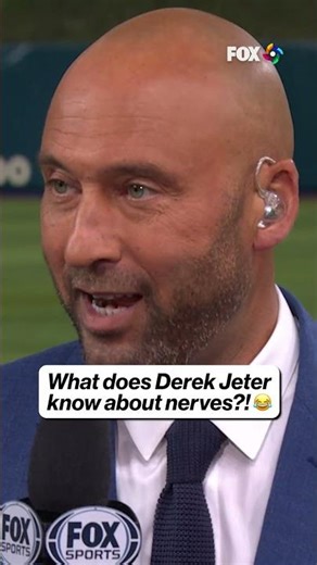Derek Jeter is a man with no nerves 🧊 #DerekJeter #Yankees #MLB #WBC