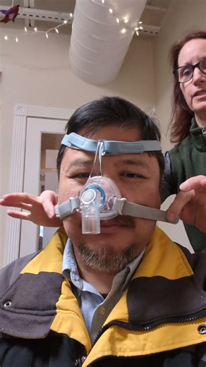 2025-12-09. Resmed air sense 10. CPAP. Mask eson 2. wear on my face