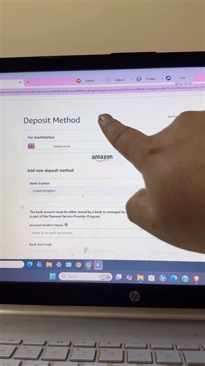 Deposit Method on Amazon FBA Business 2026 🇬🇧