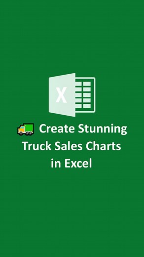 1.5K views |  Create Stunning Truck Sales Charts in Excel | Learn...