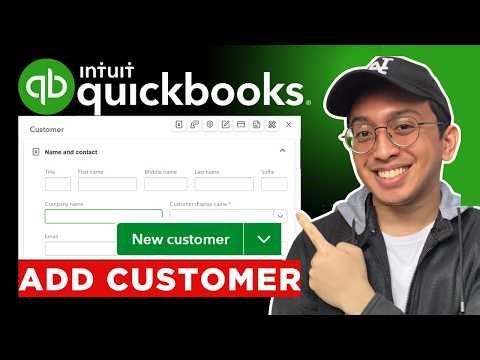 How to Add a New Customer Manually in QuickBooks Online (QBO 2026)