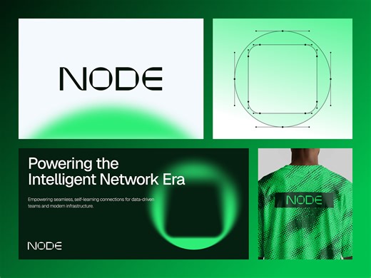 NODE – Intelligent Network Logo and Branding Design