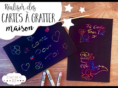 CARTES À GRATTER MAISON - DIY